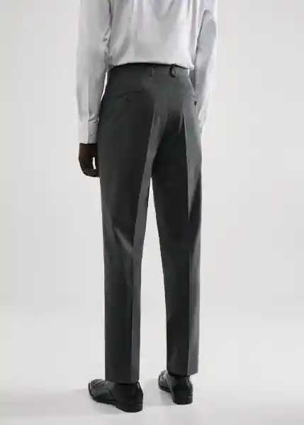 Pantalón Brasilia Gris Talla 48 Hombre Mango