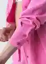 Camisa Sami Mujer Rosa Dulce Medio Talla M 013G358 Naf Naf
