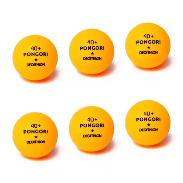 Pongori Pelota de Ping Pong 1 x 40 Naranja