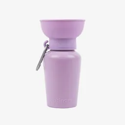 Springer Botella Mascotas Plegable Flip Morado