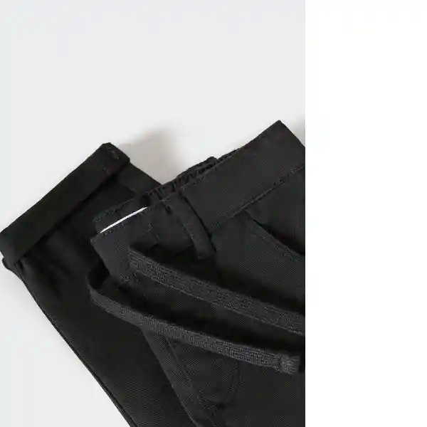 Pantalón Paviab Negro Talla 71 Niños Mango