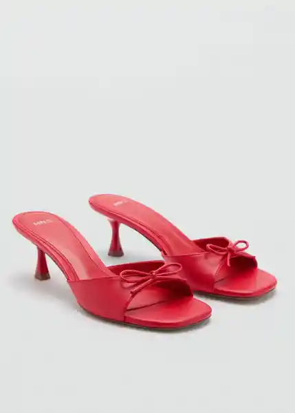 Sandalias Sarao Rojo Talla 37 Mujer Mango