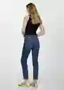 Jean Claudia Tejano Oscuro Talla 32 Mujer Mango