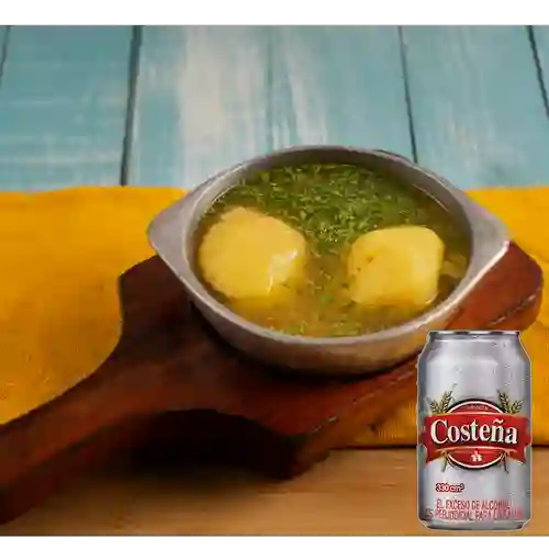 Combo Consomé + Cerveza Costeña Lta 330ml