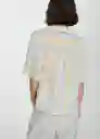 Blusa Coconut Amarillo Pastel Talla S Mujer Mango
