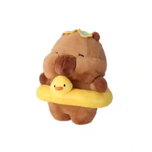 Peluche Playa Mimi Bara y su Pato Anillo Mini Family 12" Miniso