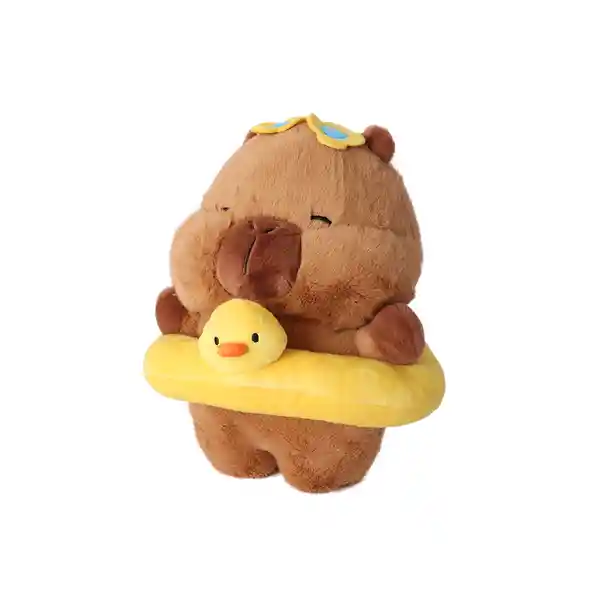 Peluche Playa Mimi Bara y su Pato Anillo Mini Family 12" Miniso
