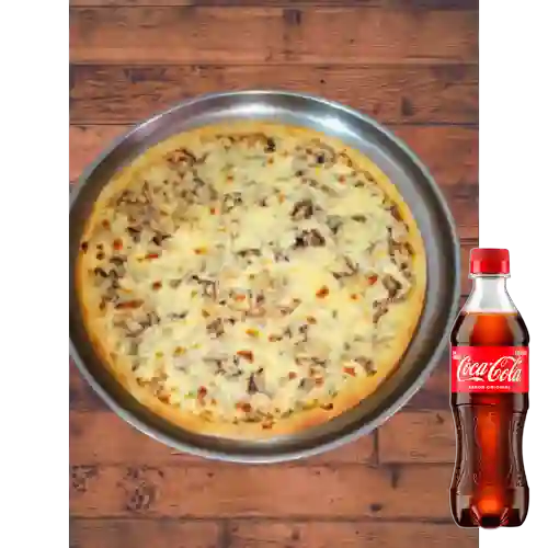 Combo Pizza Sabor Pollo&Champiñon +Cocacola Orig 400ml