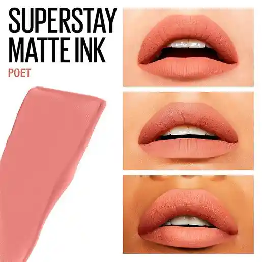 Maybelline Labial Liq.Myn Matte Ink Poet 60