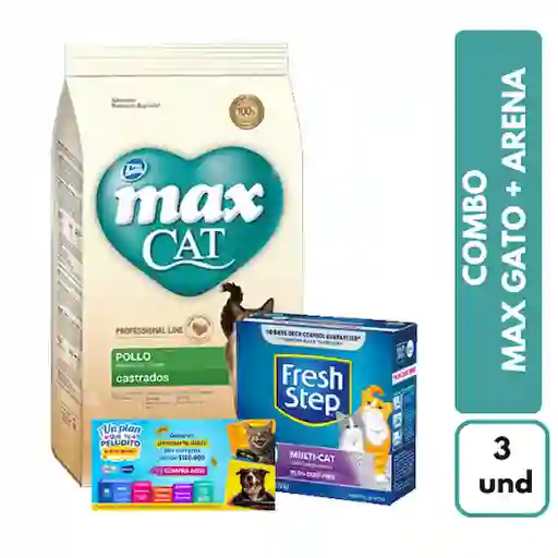 Combo Max Gato + Arena