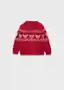 Suéter Jersey Rudolph Rojo Talla 70 Niños Mango