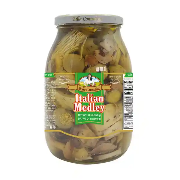 Bella Contadina Aceituna y Verdura Aliñada en Aceite