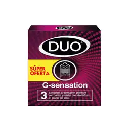 Duo Preservativo G-Sensation