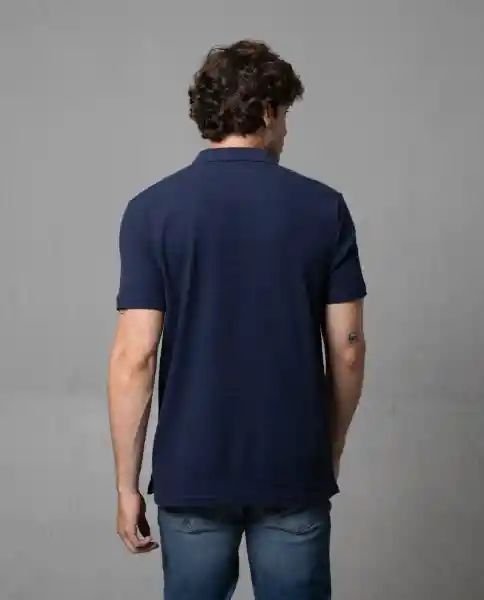 Camiseta Polo Hombre Azul S 191G102_AZU193920 Rifle