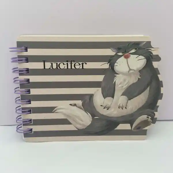 Agenda Argollada Serie Lucifer Cat Miniso