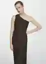 Vestido Almu Khaki Talla S Mujer Mango