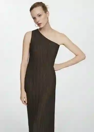 Vestido Almu Khaki Talla S Mujer Mango