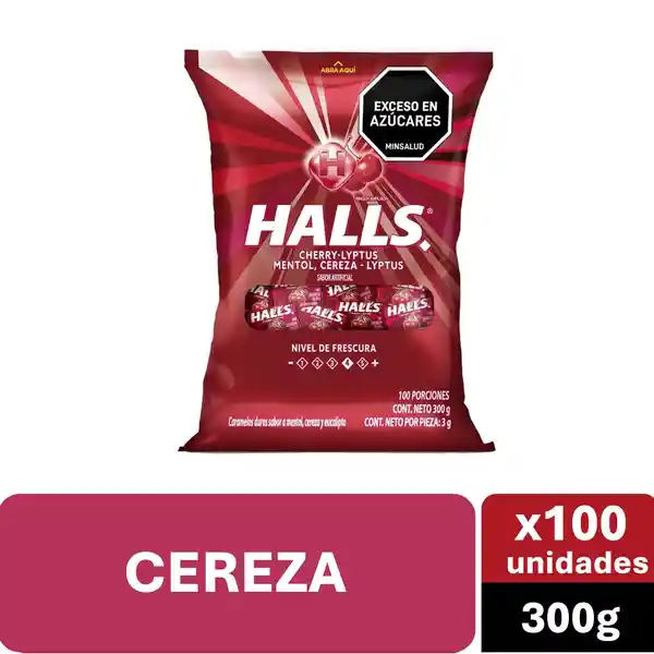 Halls Cherry Lyptus