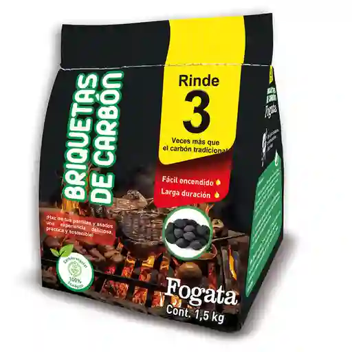 Fogata Briqueta Carbón
