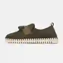 Ilse Jacobsen Tenis Confortables Para Mujer Tulip Ivory Oliva 37