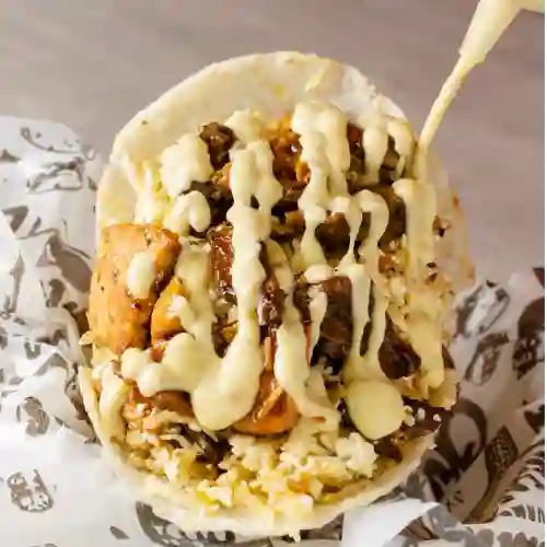 Chuzo arepa mixta