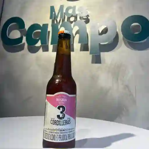 Cerveza rosada 3 cordilleras