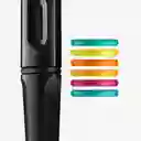 Lamy Estilógrafo Safari Negro Anillo Multicolor