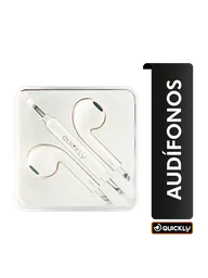 Quickly Audífonos Manos Libres Sonido Estéreo Conector 3.5 mm
