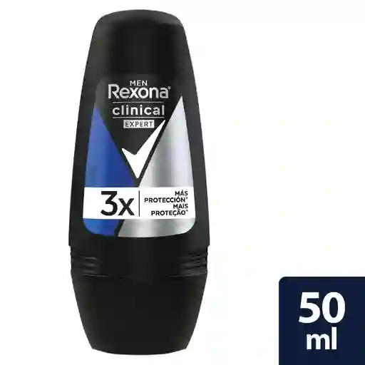 Desodorante Antitranspirante Rexona Roll on Men Clínical 50ml