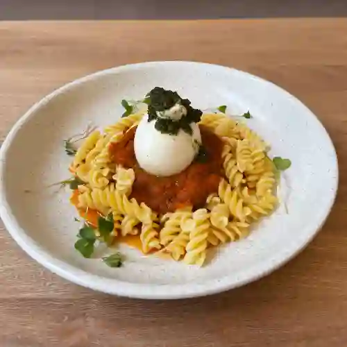 Fusilli con Burrata