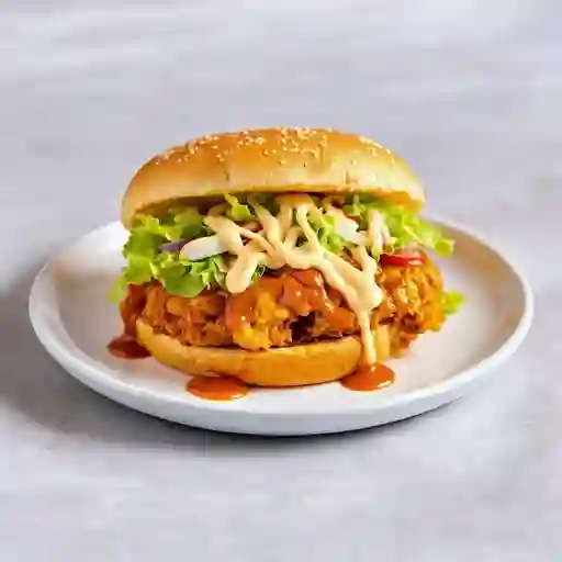 Ranchero pollo-sandwich