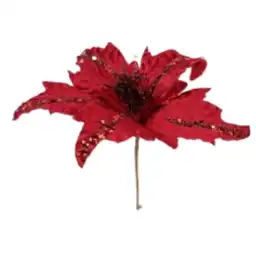 Flor Navideña Decorativa Roja Es2409B-080 Finlandek