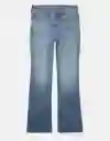 Jean Mujer Azul Talla: 2 LONG 4540915 American Eagle