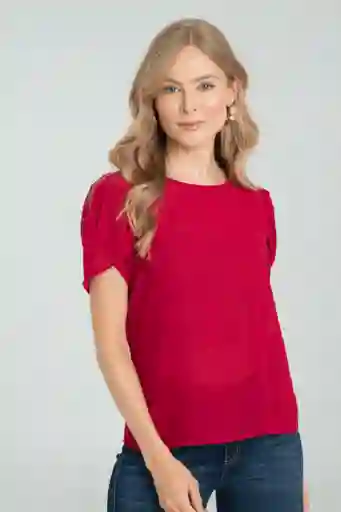 Blusa Amaia Color Rojo Oscuro Talla S Ragged