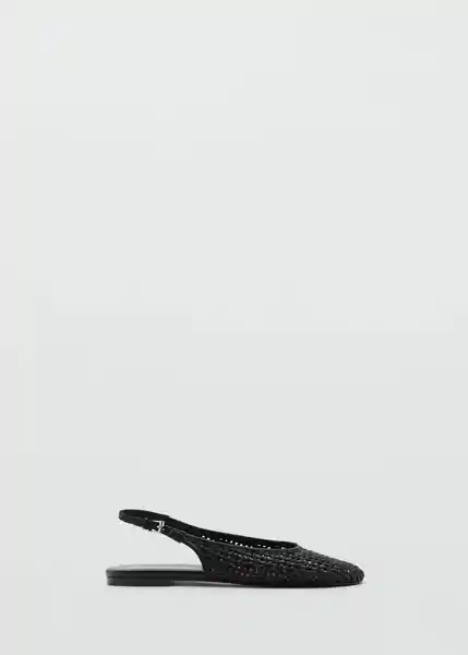 Zapatos Charlote Negro Talla 39 Mujer Mango
