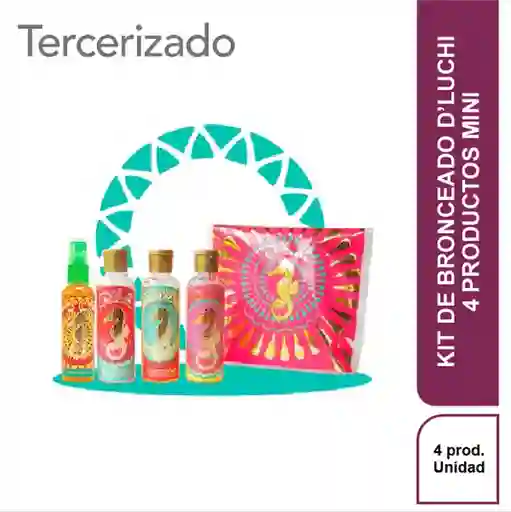 D'Luchi Kit Mini de Bronceo Viajero Bronceador de Zanahoria