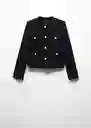Chaqueta Wintour Negro Talla S Mujer Mango