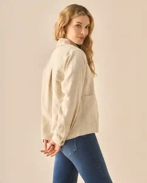 Chaqueta Crudo Novia Claro Talla S 423G008 Esprit
