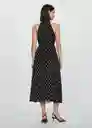 Vestido Adela Negro Talla M Mujer Mango