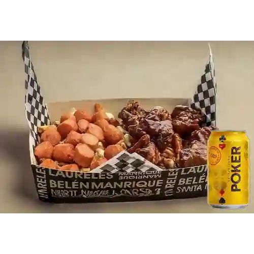 Combo Papas Robledo + Cerveza Poker Lta 330ml