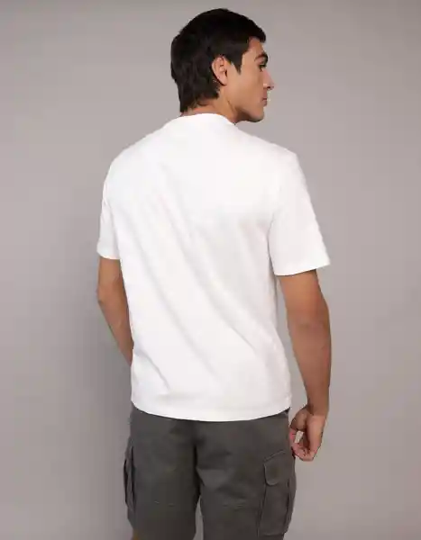 Camiseta Hombre Blanco Talla: MEDIUM 4423100 American Eagle
