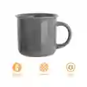 Taza de Con Puntos Negros Gris 390 mL Miniso