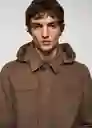 Abrigo Medina Topo Talla L Hombre Mango