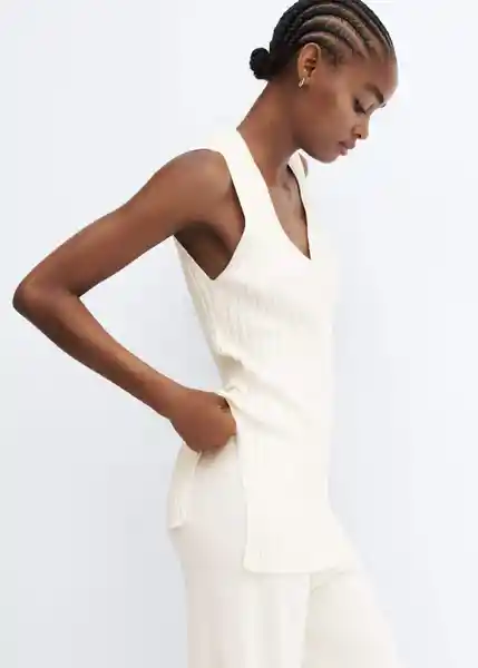 Top Sophie-W Crudo Talla S Mujer Mango