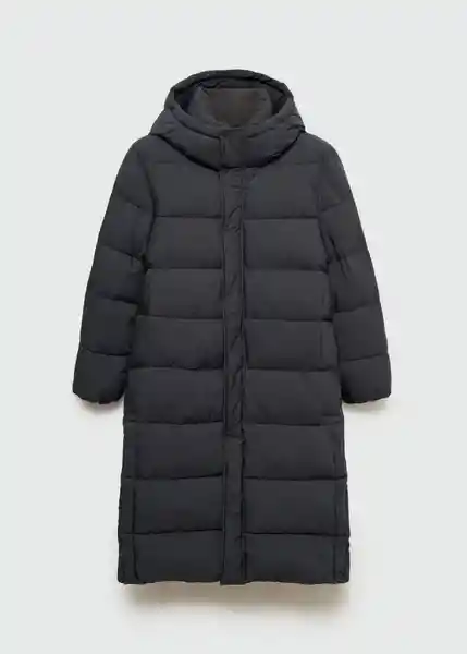 Abrigo Anorak Turino Antracita Talla L Hombre Mango