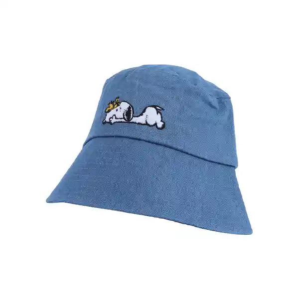 Sombrero de Cubo Snoopy Serie Jeans Azul Miniso