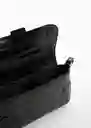 Bolso M Victoria Negro Mujer Mango