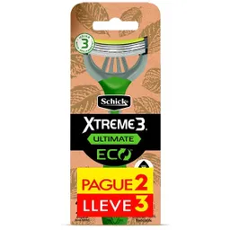 Schick Máquina Afeitar Extreme3 Ultimate Eco