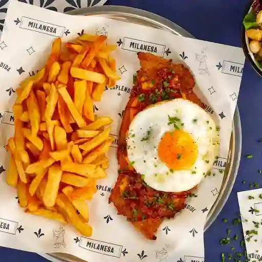 Combo milanesa gringa