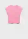 Jersey Camin Rosa Pastel Talla XS Mujer Mango